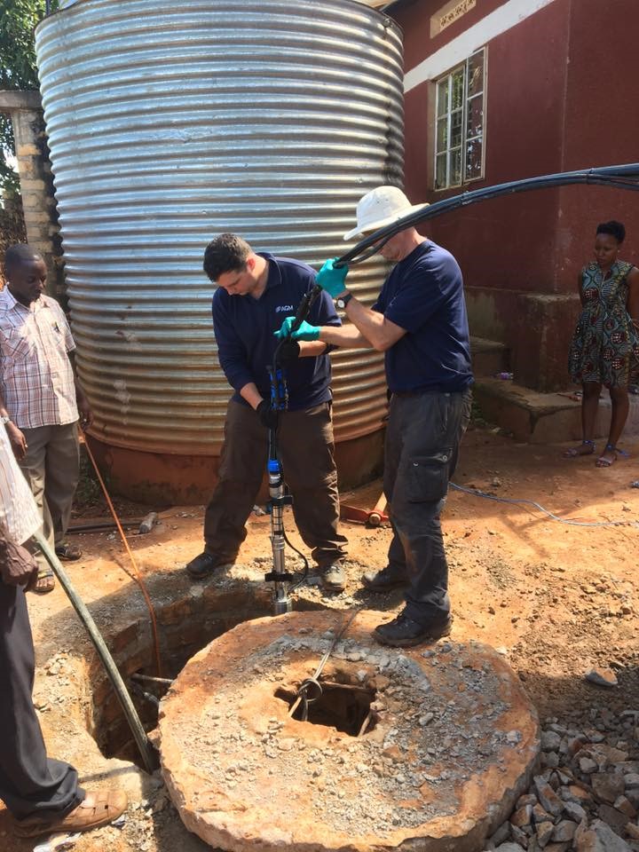 AGM working in Uganda